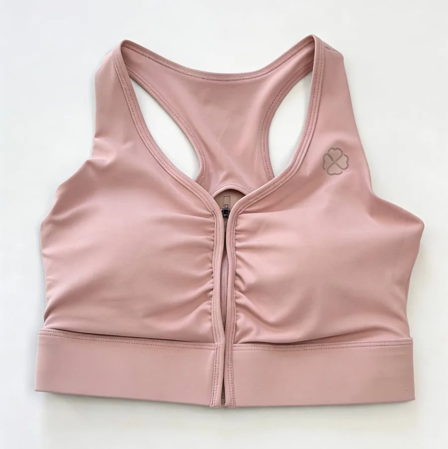 Front Zip Sports Bra
